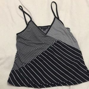 Striped Silk Tank